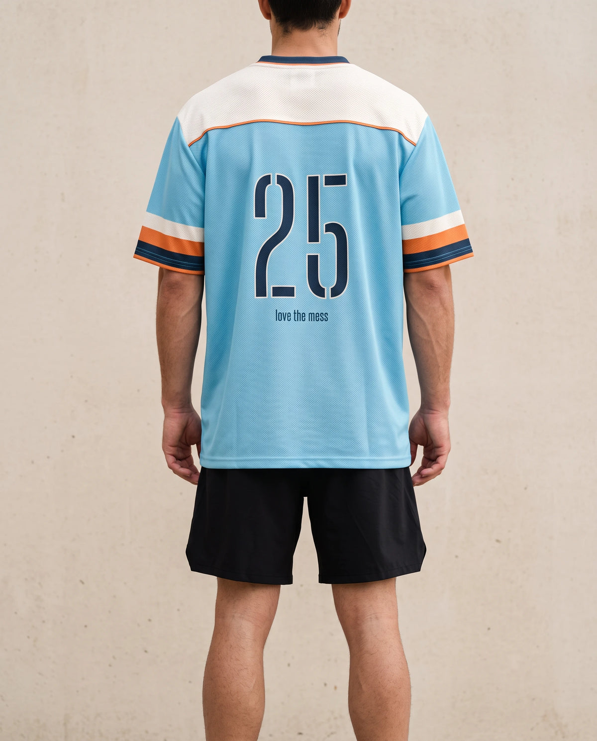 Blue Line 25 Turf Teal de Nicemess, en hombre, vista de espalda