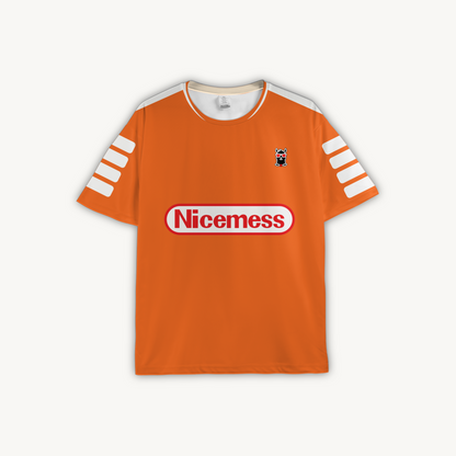 PACK Fiore Orange – Camiseta + Shorts (Cuello Redondo)