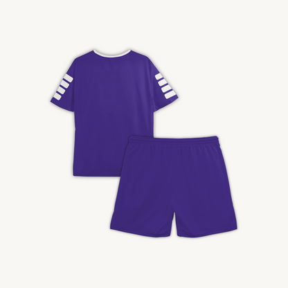 PACK Fiore Violet – Camiseta + Shorts (Cuello Redondo)