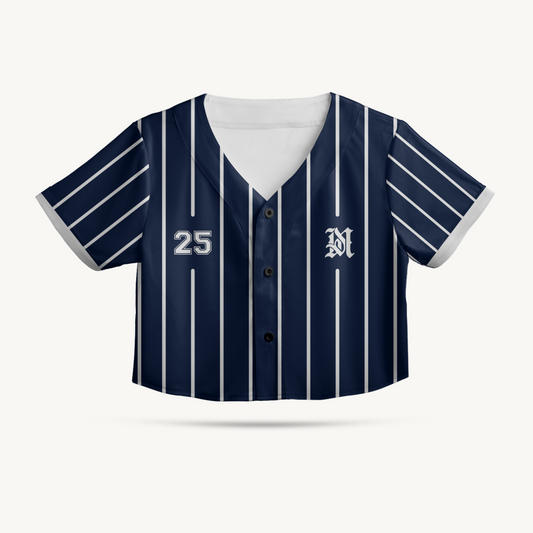 Baseball Crop Top - Les Bleus
